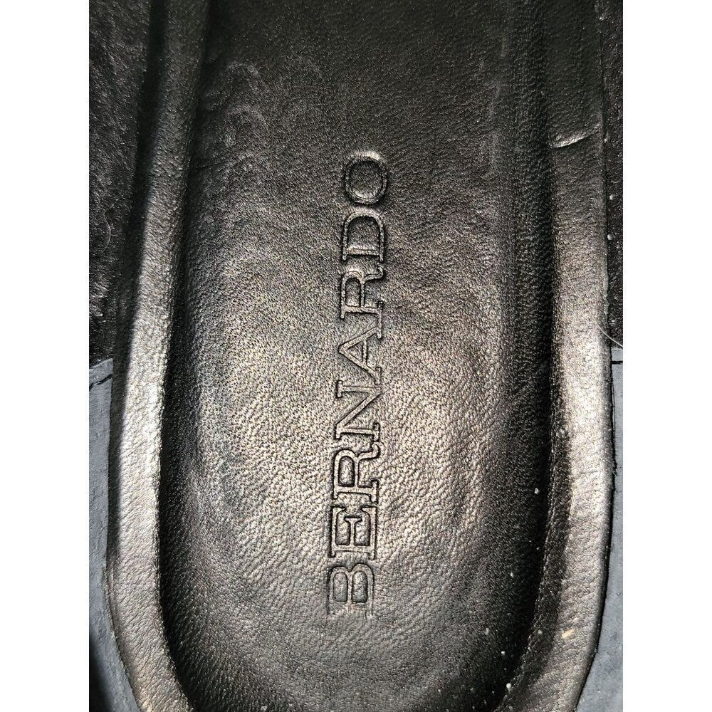 Bernardo Sawyer Black Leather midnight Boots Womens 9.5M - Picture 6 of 8
